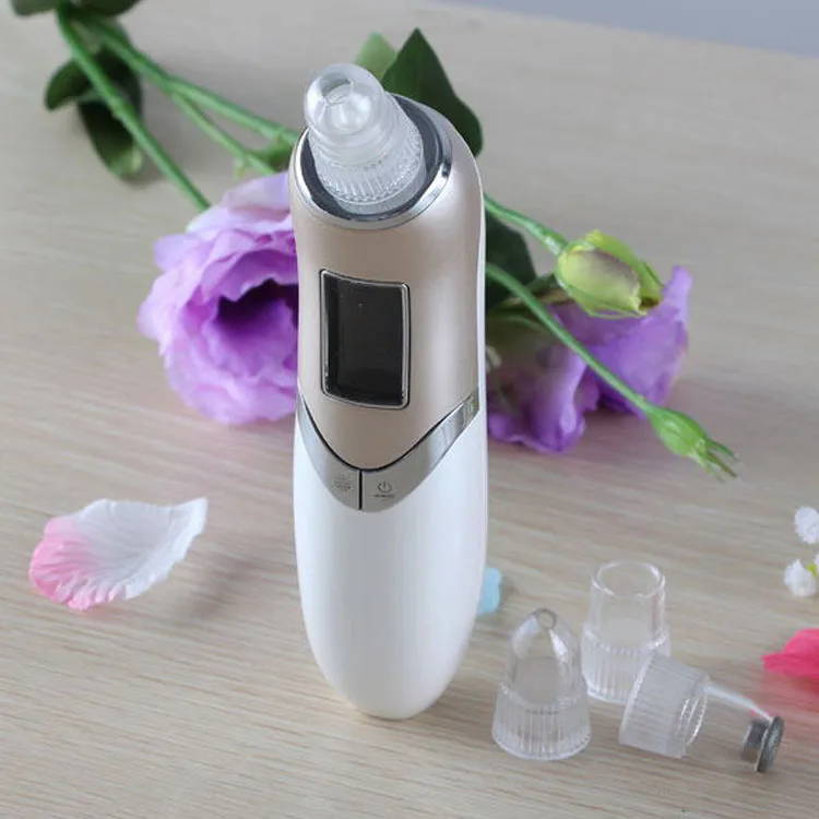 Heating Cooling Facial Pore Deep Cleaning Electric Rechargeable Vacuum Suction Blackhead Remover