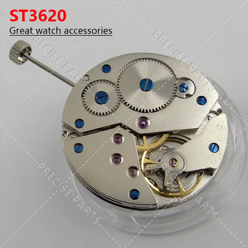 Reloj de hombre de cuerda Manual con movimiento ST3620, reloj mecánico automático de piloto para hombre nuevo de alta calidad