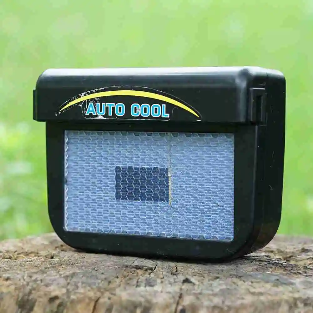 Car Cooling Fan Speeds Suction Interior Cooler Car Mount Solar System Vent Window Power Fan Auto Radiator Cooling Air Y0P3