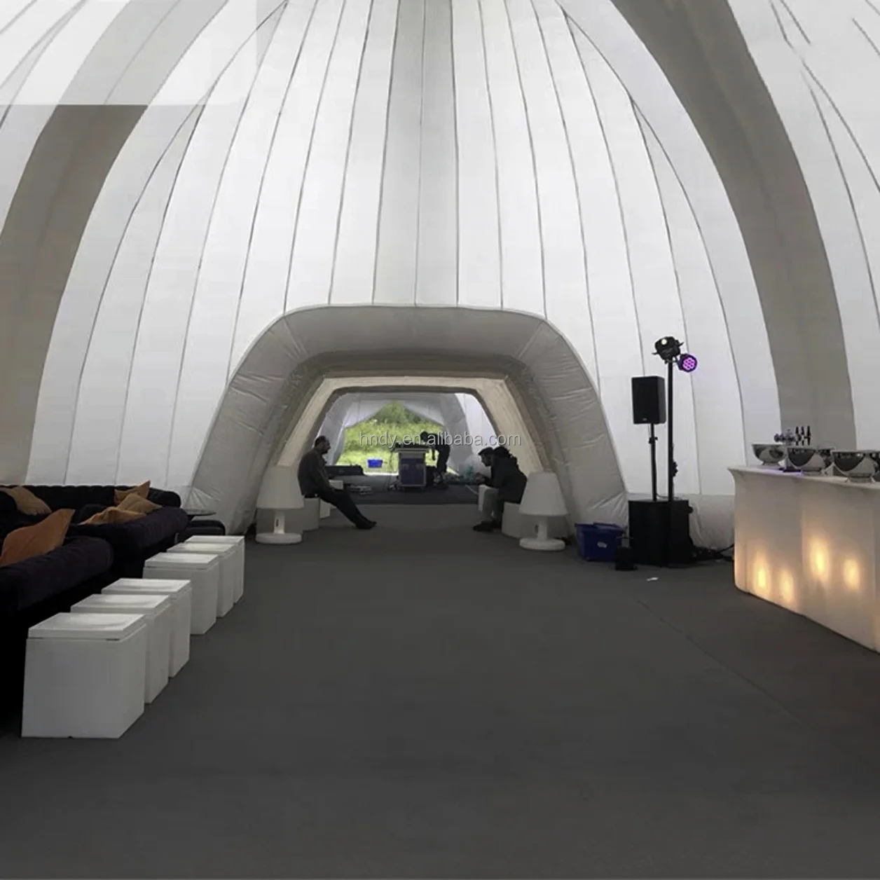 

ST Factory Professional Supplier Mongolian Inflatable Camping Tent PVC Tarpaulin Dome Yurt Air Tent for Sale