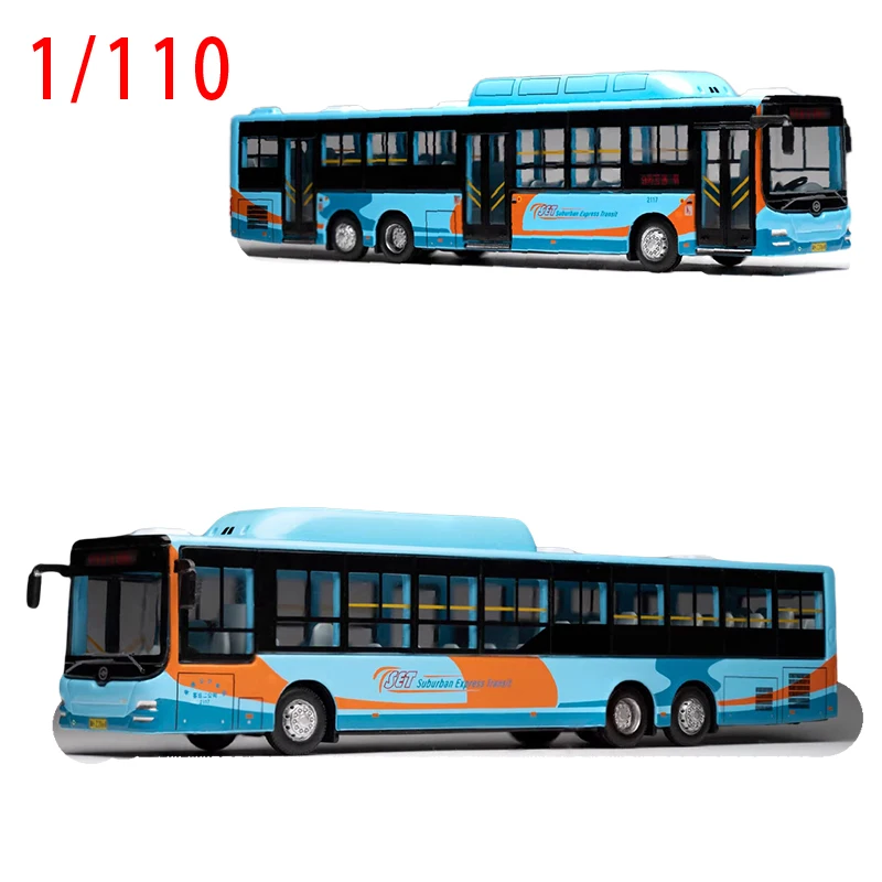 

FanX China City Bus Diecast 1/110 Scale Alloy Bus Car Model Toys Boys Gift