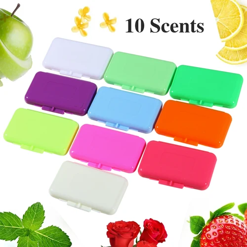 Cera de alivio de ortodoncia Dental para soporte, alivio del paciente, protege los labios y las encías, irritación, fruta, 10 aromas