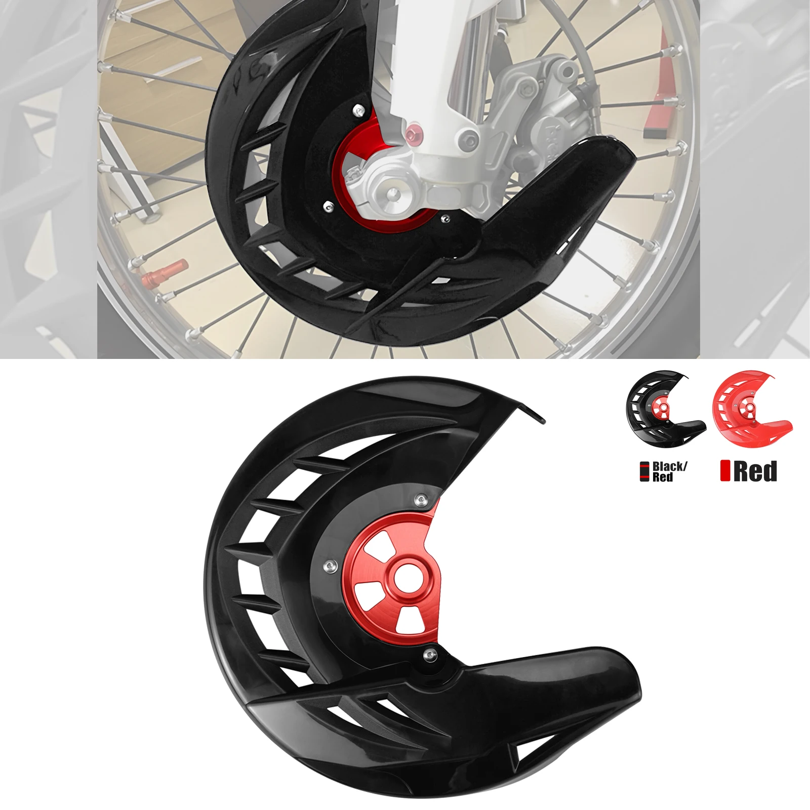 

NICECNC For Honda 2004-2023 CRF250R CRF450R Front Brake Disc Guard CR125R CR250R 2004-2007 CRF 250RX 300RX 450RX 250X 450X
