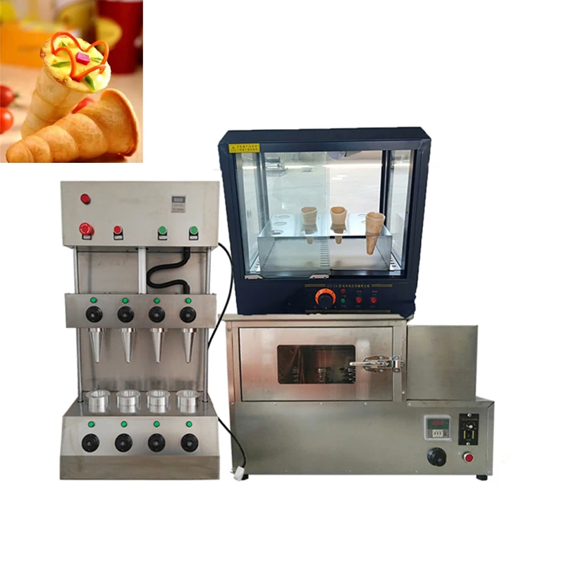 Large Capacity Pizza Cone Making Machine, Electric Rotary Oven Machine