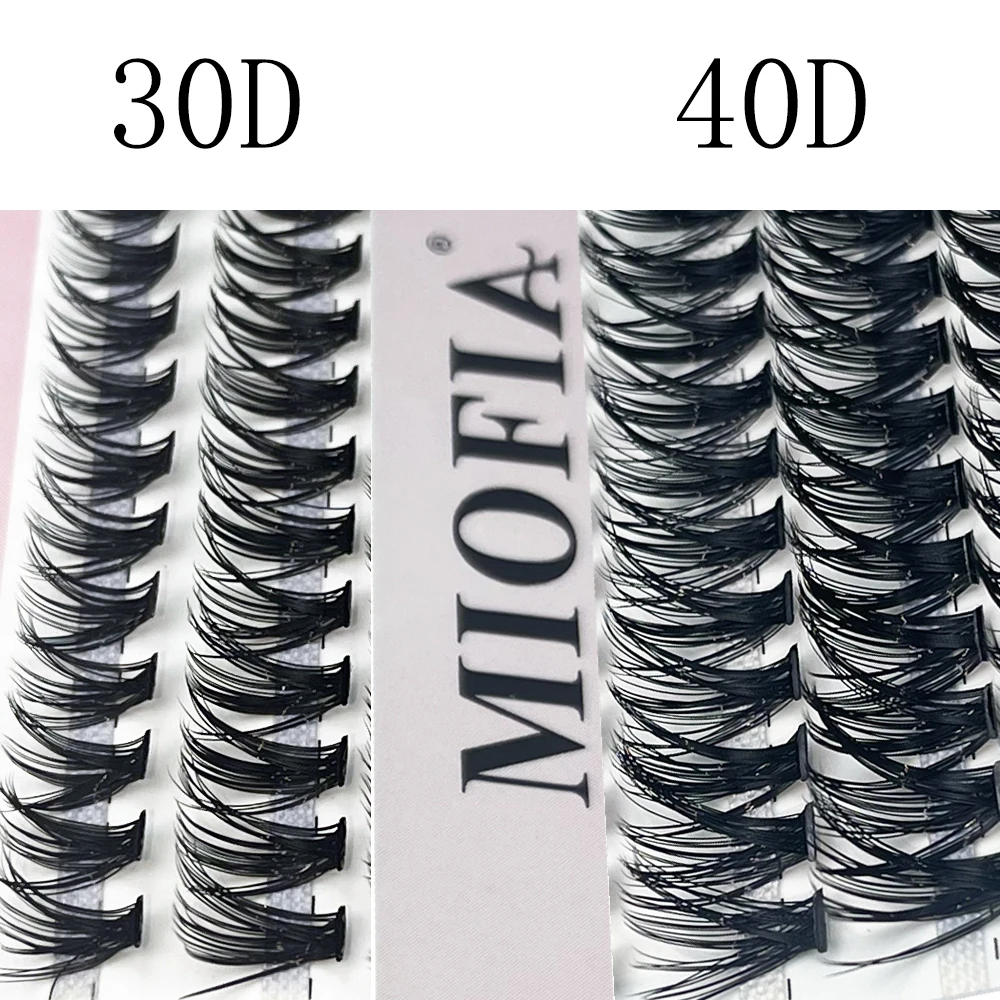 12 Rows Eyelash Natural Lashes Extension kit 240 Cluster 30/40D Mixed Mink Eyelashes individual Eyelash bundles DIY Makeup Tool