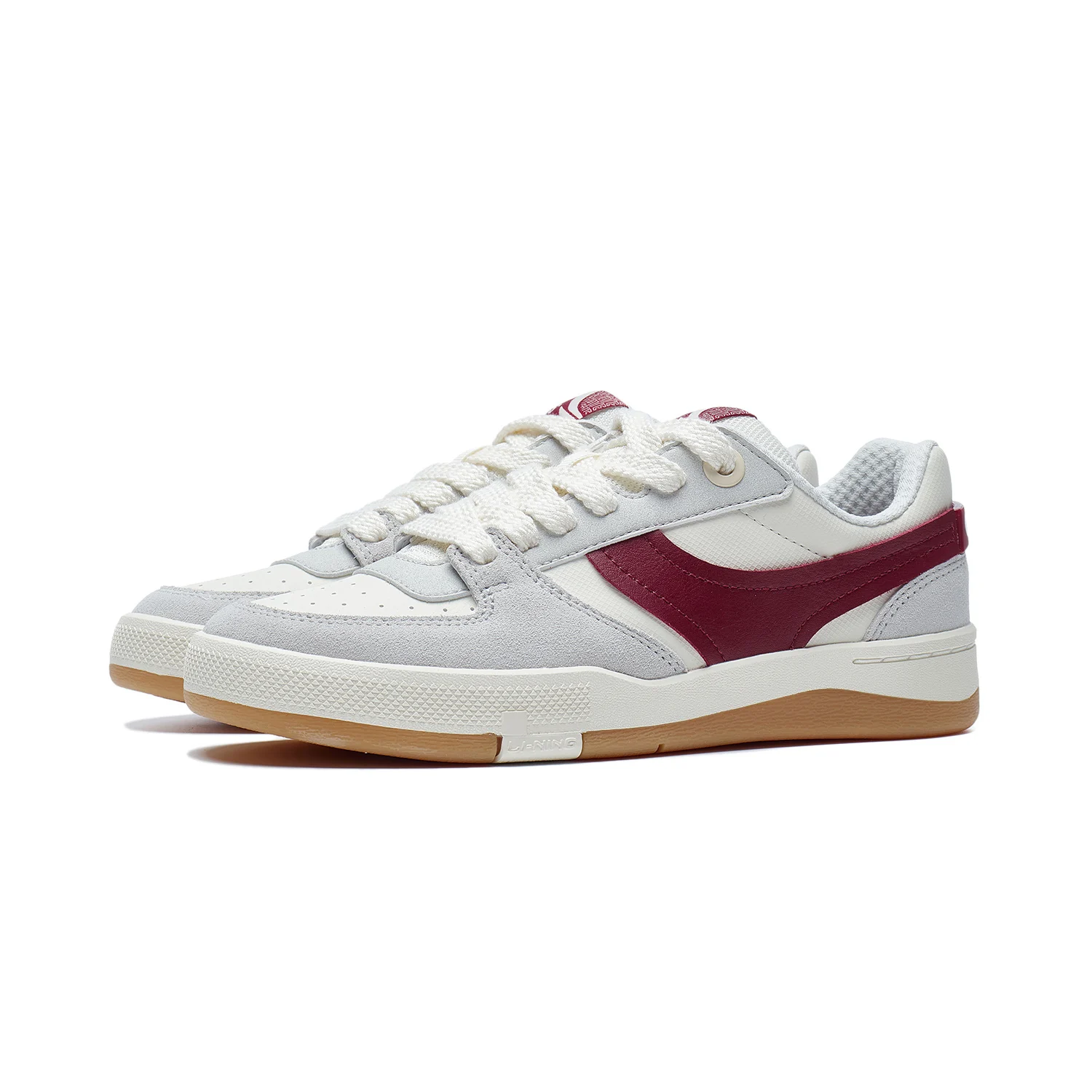 Li-ning-zapatos de monopatín con doble cojín para mujer, zapatillas deportivas suaves con forro cómodo para Fitness, estilo Retro, GLORY 92S, AEPT004