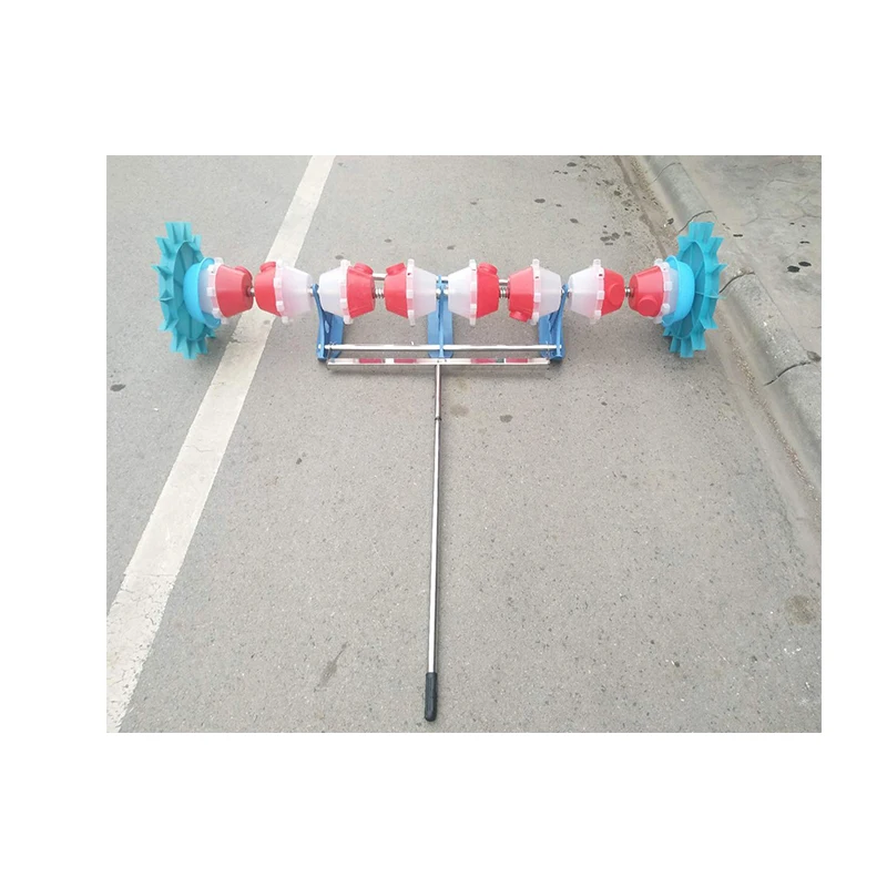 

Rice Seeder Machine Paddy Seeder Portable Hand Push Rice Seeder Tomato Rice and Tobacco Planter India Direct Sale 12 Rows Fixed