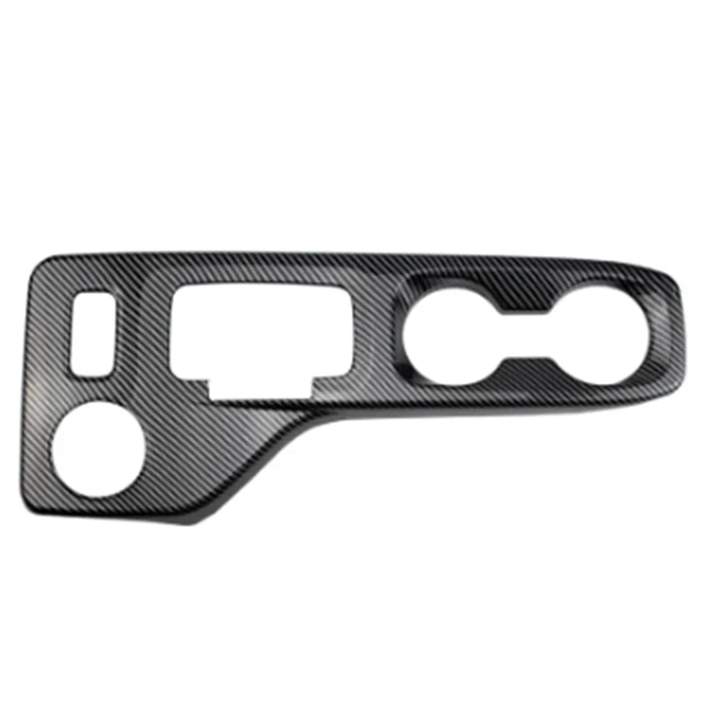 

AB61-Car Carbon Fiber Center Console Water Cup Holder Decoration Cover Trim Stickers Replacement For Ford Ranger 2023+