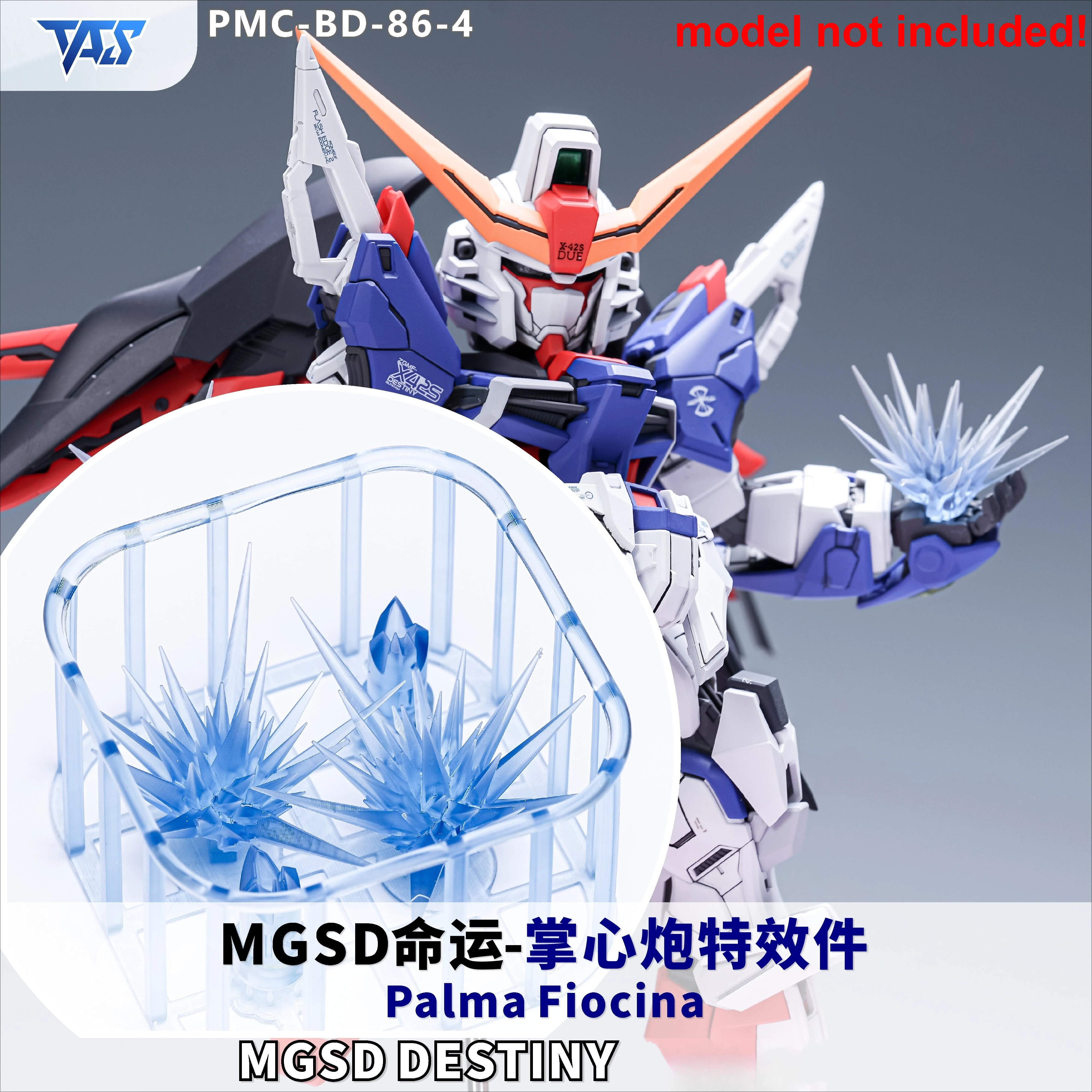 TAS Photo-etched Sheets Acrylic Display Stand Base Bracket PMC Parts Fit MGSD ZGMF-X42S Destiny Model Assembly Hobby Tool view 5