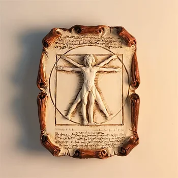 इटली,विंसी,विट्रुवियन मैन,3D स्टीरियोस्कोपिक,पर्यटन स्मृति चिन्ह,रेज़िन पेंटिंग,घर की सजावट,रेफ्रिजरेटर चुंबक 10 best sales राल चुंबक - №7