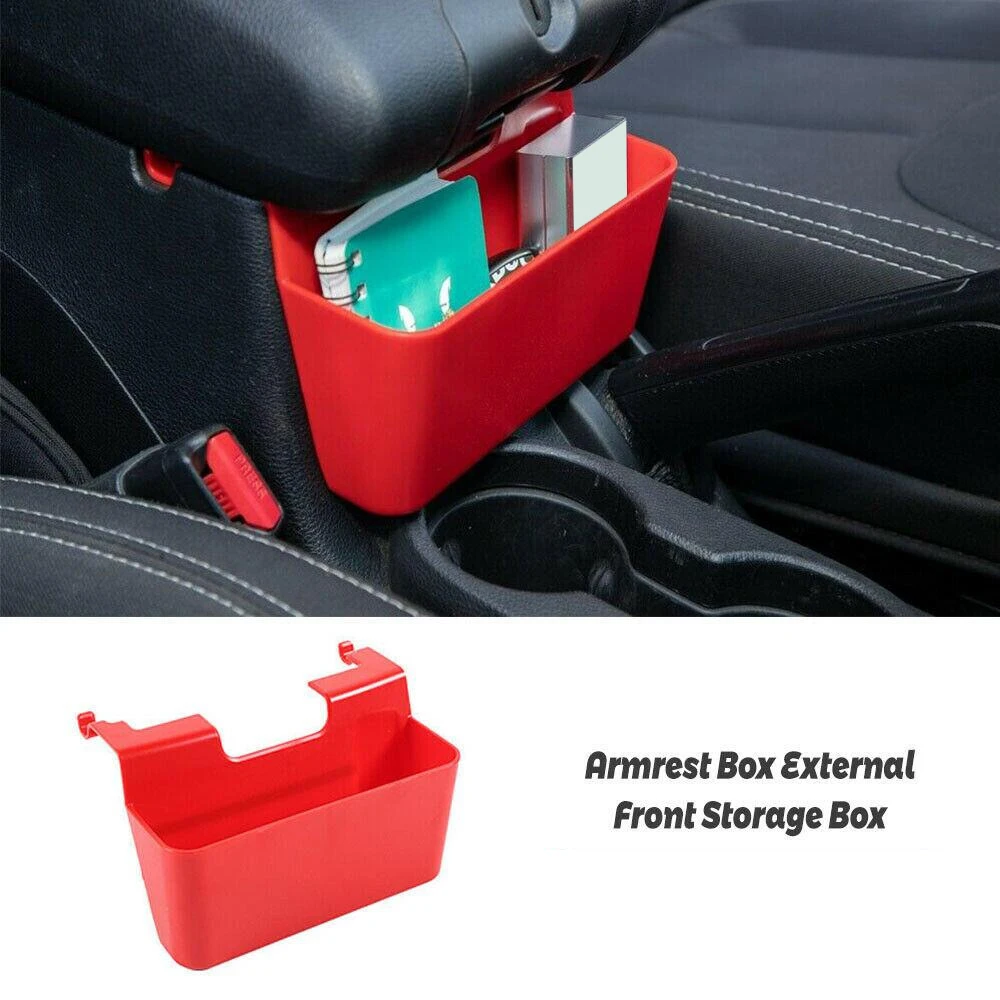 Center Console Armrest Box Storage Box Organizer Container Tray for 2011-2017 Jeep Wrangler JK Car Interior Accessories