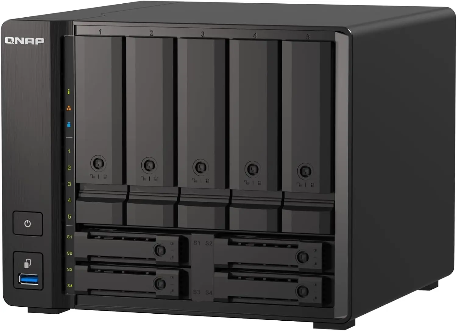 QNAP TS-h973AX-32G 9-Bay QuTS Hero NAS with 10GbE/2.5GbE Connectivity