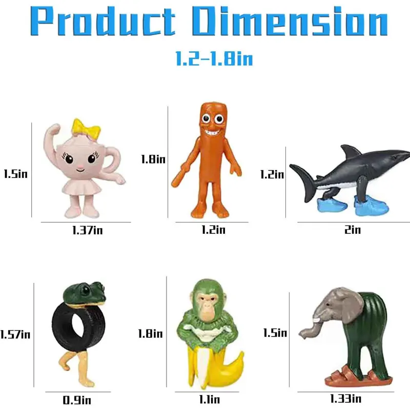 24 قطعة شخصيات Brainrot الإيطالية دمية تونغ تونغ صحور Tralalero Tralala شخصيات صغيرة ألعاب قابلة للجمع من مادة PVC لعشاق الأطفال #3