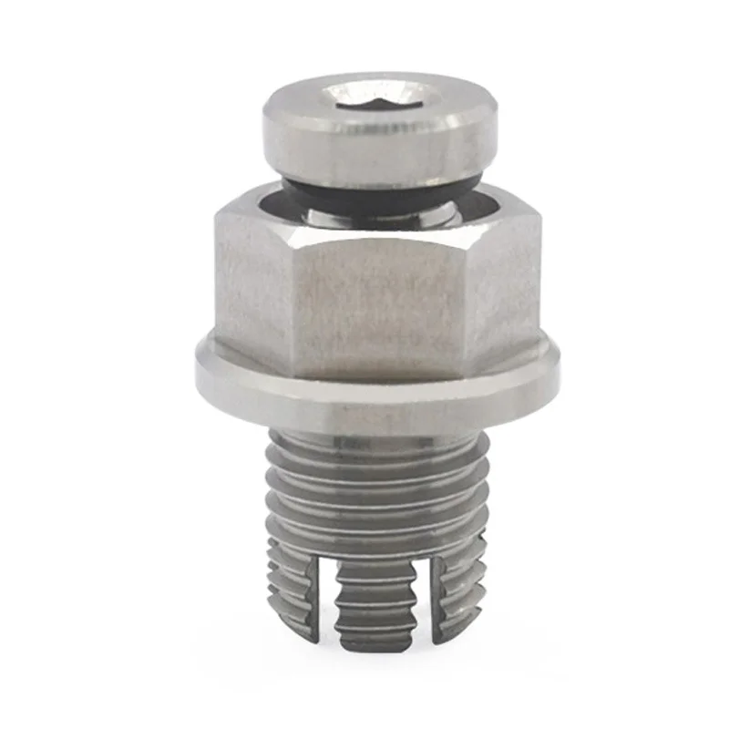 M8/10/12/14/16 1.25/1.5/1.75 Oil Drain Plug Oversize Piggyback Stainless Steel Self Tapping Oil Pan Thread Repair