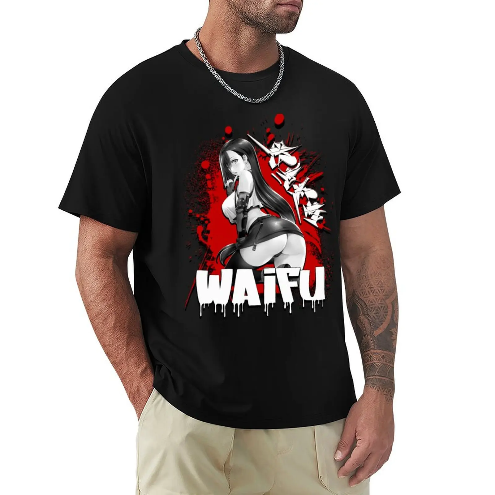 

Tifa Lockhart Graffiti - FF7 Remake T-Shirt Sports Basic Short Sleeve T-Shirt