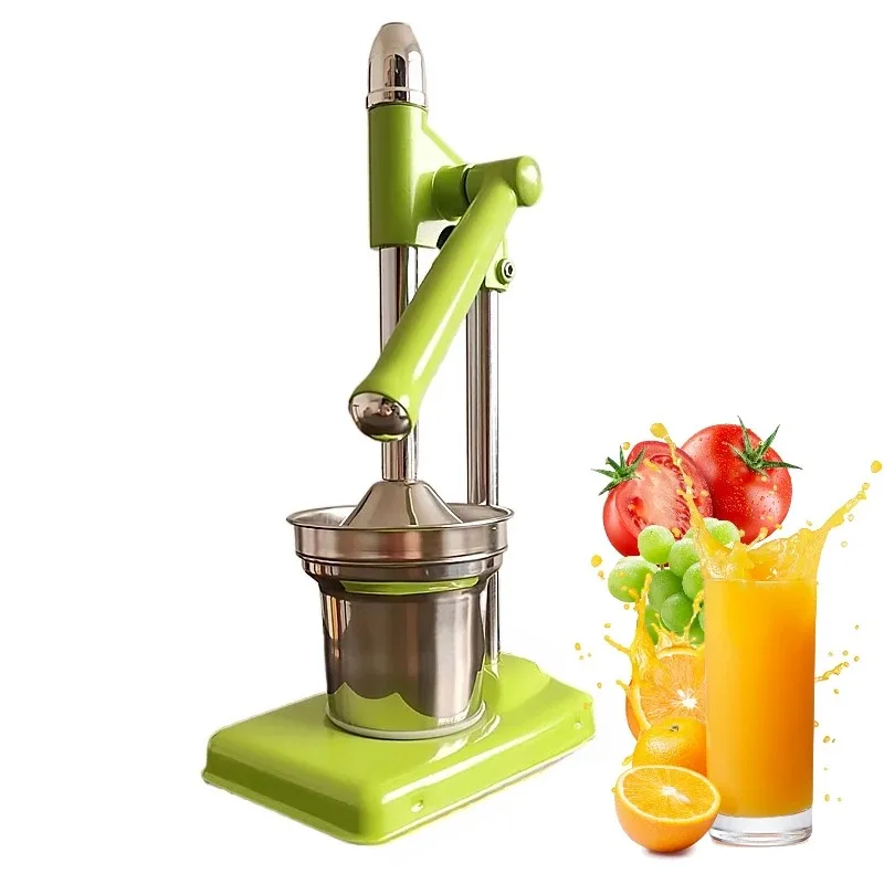 عصارة حمضيات تجارية من الفولاذ المقاوم للصدأ للاستخدام اليدوي لعصير الليمون والرمان والبرتقال الثقيل على سطح الطاولة خلاط صغير #2