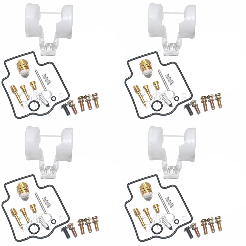 

4 Sets Carburetor Rebulid Kit For ZXR750 1989-1995 ZXR 750 Chamber Seal Vacuum Diaphragm Air Mixture Screw Float Diaphragm