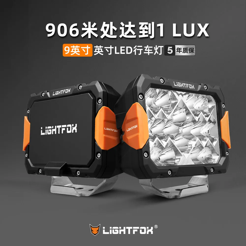 Luz de modificação de veículo off-road de 9 polegadas LED farol de luz de trabalho farol