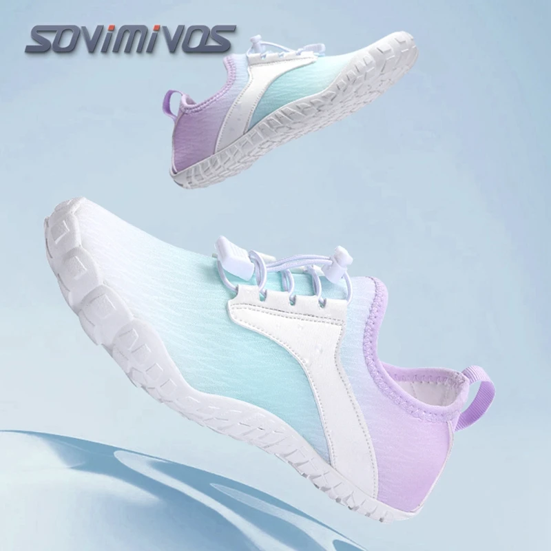 

New Quick-Dry Breathable Aqua Shoes Couples Outdoor Beach Swimming Upstream Wading Footwear Men Women Beach Non-Slip Water Shoe