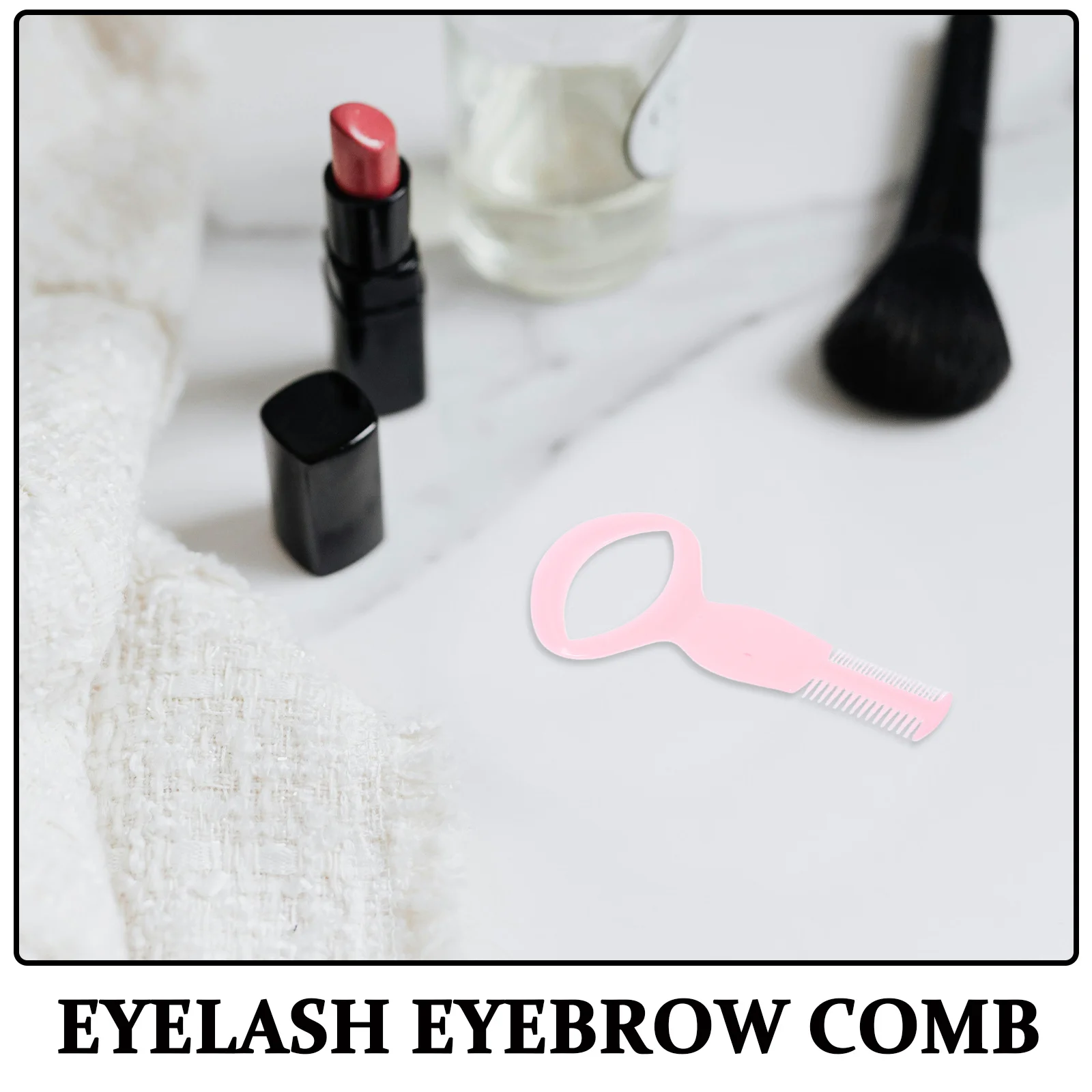 Strumento di protezione per applicatore di mascara in plastica 3 in 1 Colore casuale Ciglia Pettine per sopracciglia Toelettatura Guida per mascara Pettine per ciglia