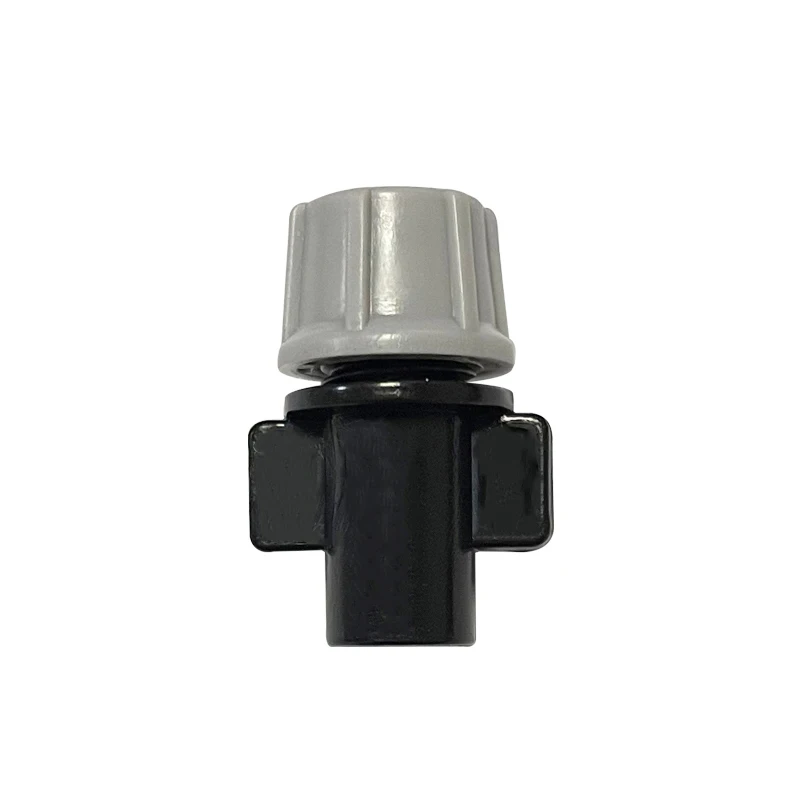 10 Pcs Grey Garden Watering Sprayer Nozzle System for Plants 4/7MM Hose Diameter - Efficient Irrigation Dripper for Home Gardeni