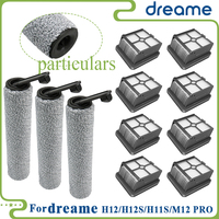 For Dreame H12/H11 Core/H12S/M12/M12 Pro/H11S/H11 ProWashable Roller Brush Main Brushes Vacuum Cleaner Accessories