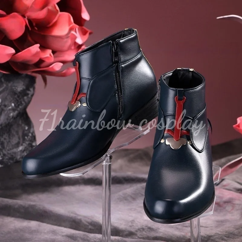 71rainbow Cosplay Honkai：Star Rail Stellaron Hunters Blade Cosplay Shoes Game Blade Boots Shoes