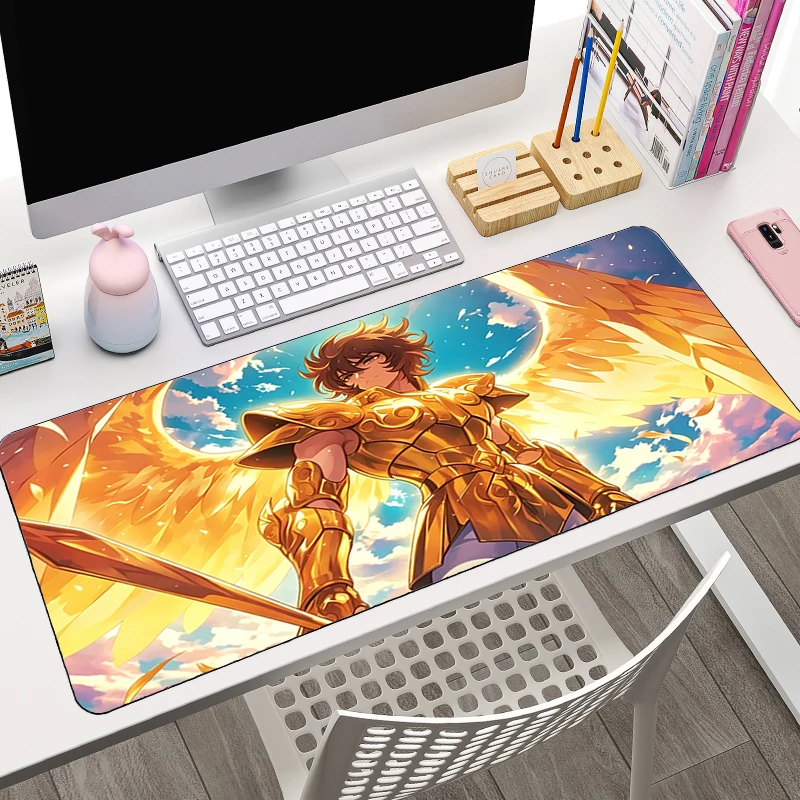 Gaming Accessories For Table - Muismat Grote Toetsenbordmat Saint Seiya Anime