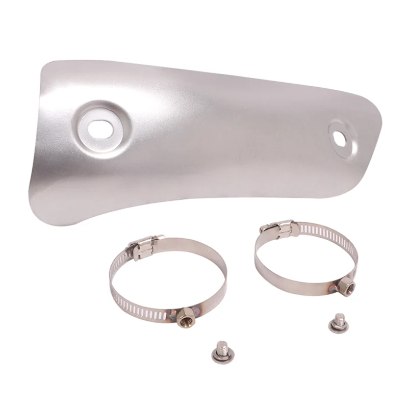 For GSX-R1000 CM300 F750GS R1M Motorcycle Exhaust Mid Link Pipe Heat Shield Cover Fixed Rring Heat Insulation Anti-Scald Muffler view 3