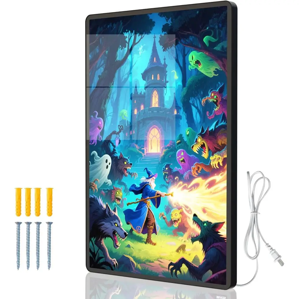 

Светодиодный лайтбокс | Световой короб 24x36 для кинотеатров или постеров и настенного декора | Светодиодный цифровой дисплей и рекламный щит