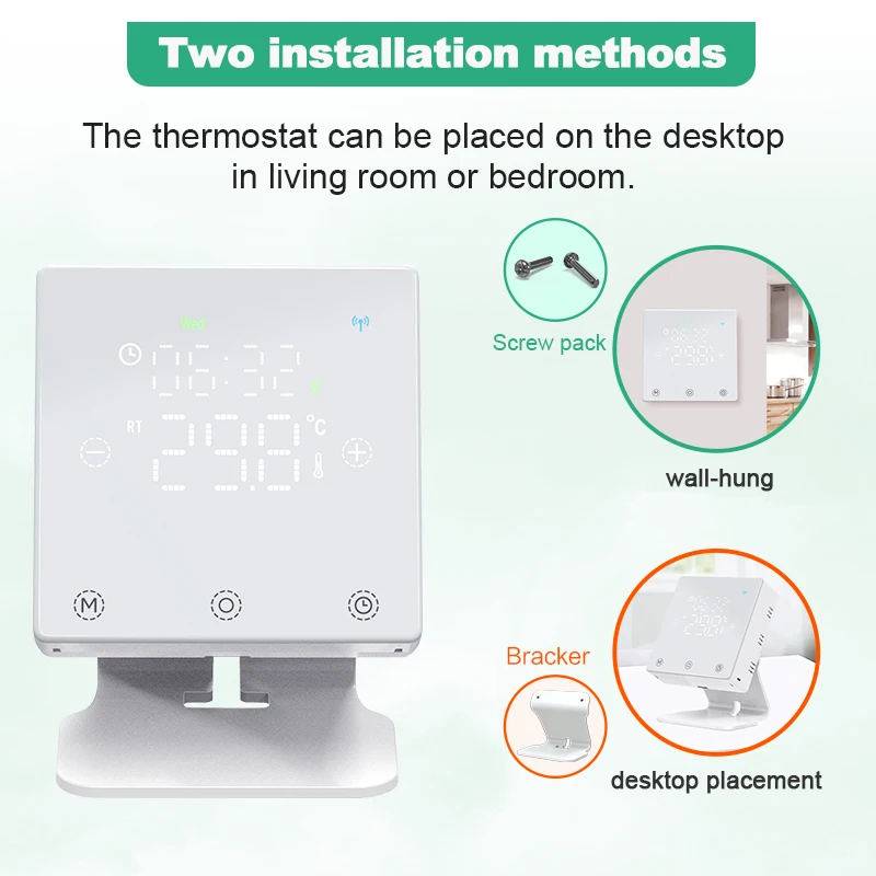 Tuya Smart Home Wifi Boiler Thermostat Wireless Combi Battery Powered Thermostat Home Termostato Intelligente  Alexa Google Home