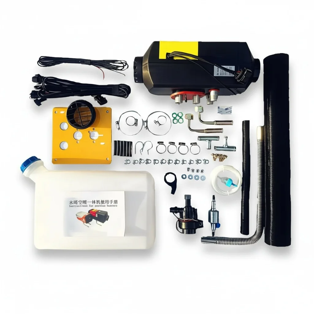 

Universal Diesel Parking Heater, 12V 5KW Air Water Heater Combo, Marine Heating System, Fit for Caravan, Boat, SUV, RV, Truck