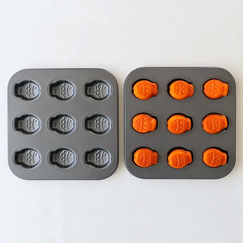 

Japanese Small Fish Baking Mold Pan Taiyaki Madeline Fernan Snow Oven Baking Mold Form Small Cake Pastry іnventar Aluminum Molds