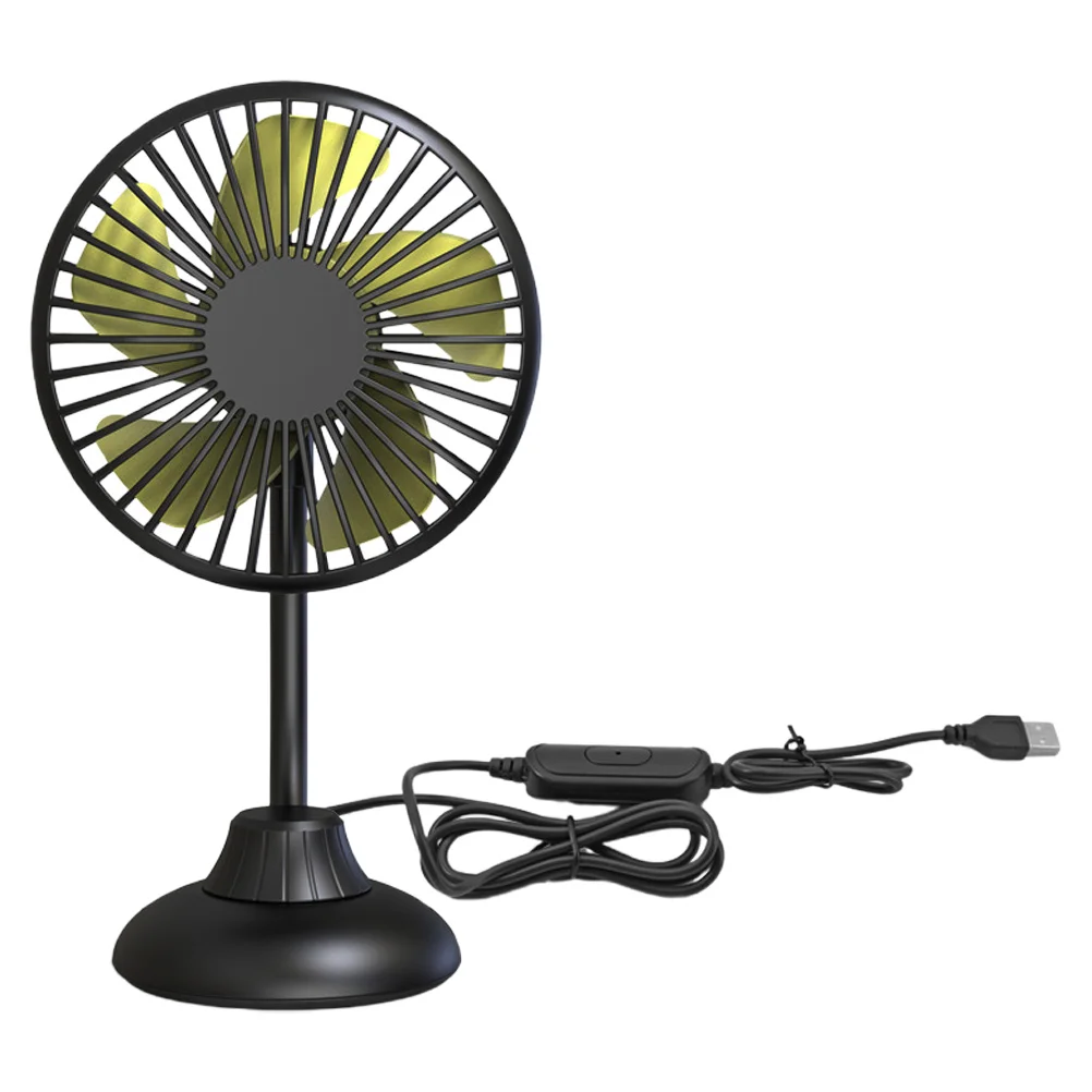 

Mini USB Powered Car Fan Portable Silent Rotatable Dashboard Air Circulation Auto Cooling Fan Small Fans Cool Car Gadgets