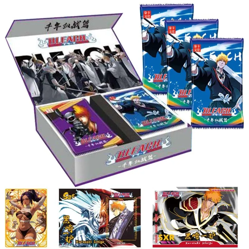 

New Bleach Collectible Cards Full Set Original Collection Anime Characters Anime Cartas Games Card Box Children Birthday Gift