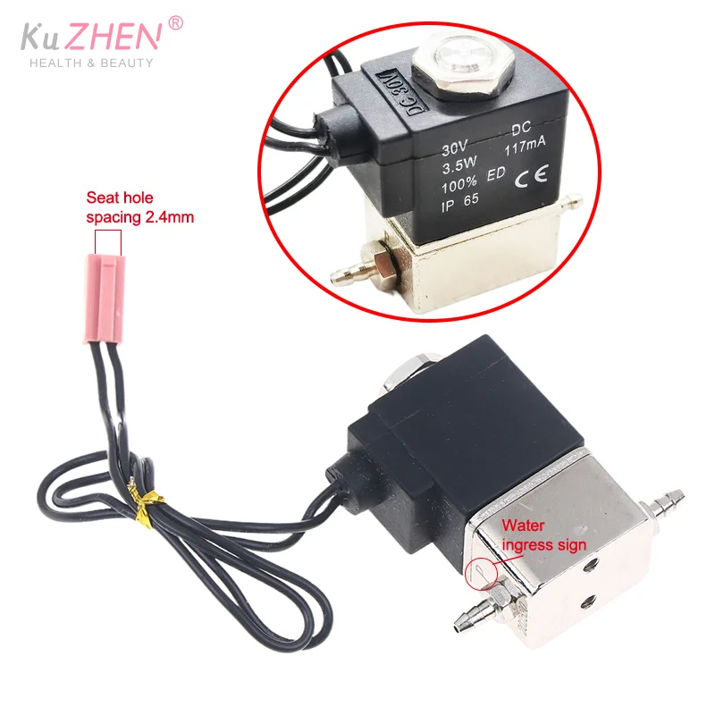 1PCS Dental Scaler Valve Water Supply Solenoid Universal For Ultrasonic Cleanser DC/30V Electromagnetic Valve