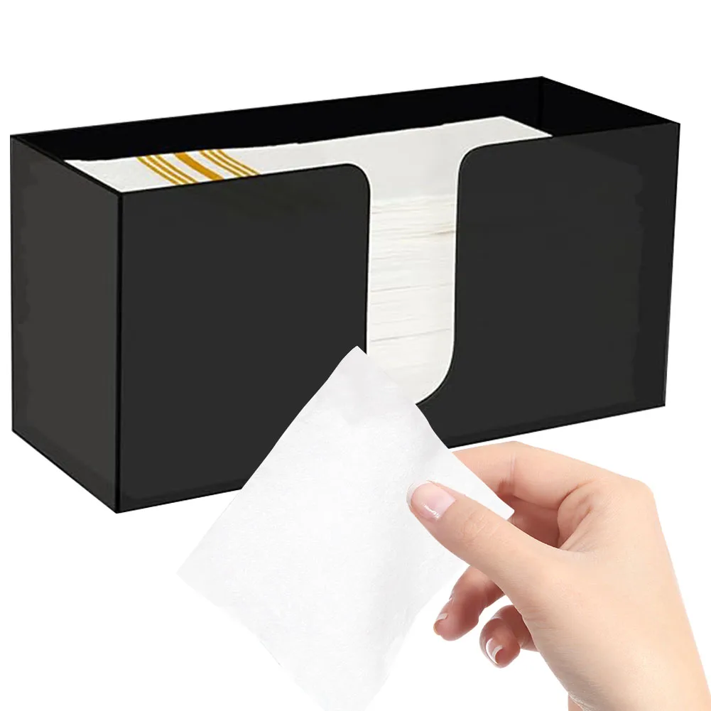 

Countertop Paper Towel Dispenser Folded Napkin Dispenser Tissue Dispenser Paper Towels Storage Container for Restaurant Hotel