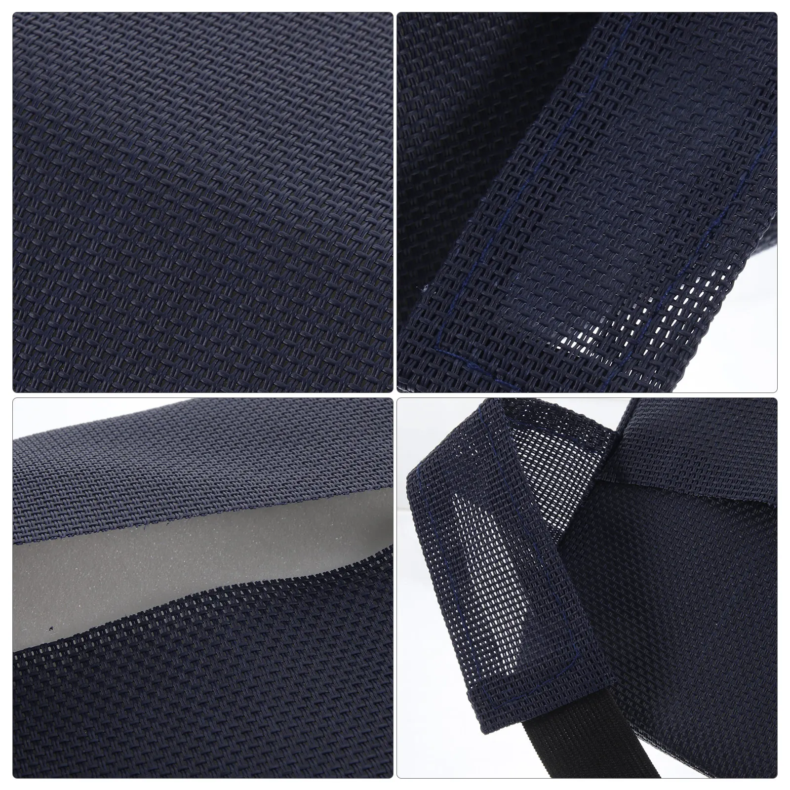 

Beach Chair Headrest Pillow Foldable Sponge Pad Outdoor Neck Support Strap Deck Chair Accessories Sunbathing Lounger Furniture