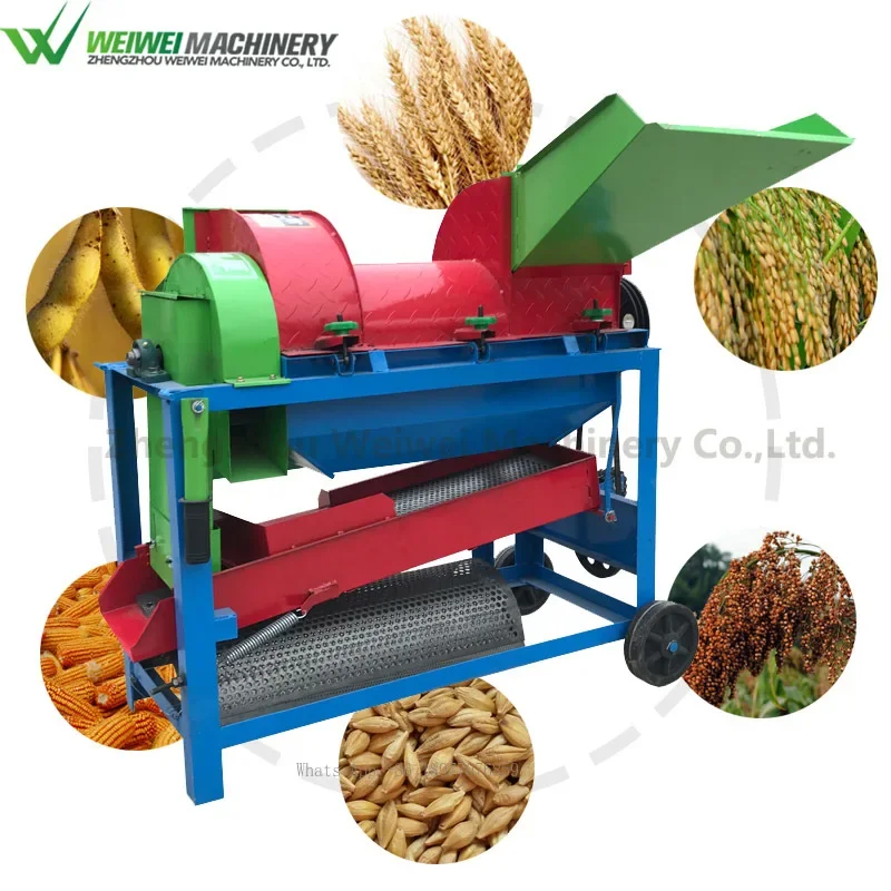 Weiwei Multi-function Sheller For Gain Beans Corn Wheat Sheller Machinery Grain Thresher Machine Corn Sheller Machine