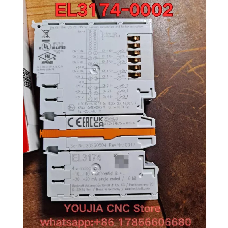 New PLC module EL3174 EL3174-0002 Latest Pricing for 2026