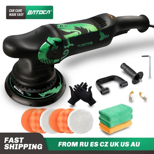 Imagen 1 del producto Máquina pulidora de coche de 700W DA, pulidora automática de doble acción orbital de 5 pulgadas y 15mm, lijadora de velocidad Variable, máquina pulidora y encerado