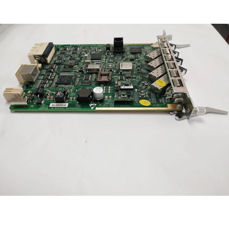 HUVQ Original 10G Uplink Board with 4 Ports 2x10G & 2x1.25G Optical SFP Modules for GPON OLT C300 FTTH Network Upgrade Kit