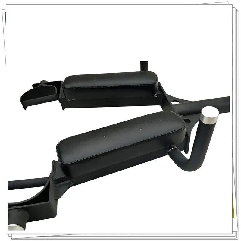Squat artifact shoulder carrying barbell rowing high pull-down handle back of hand multi-functional fitness trainer barrel rack
