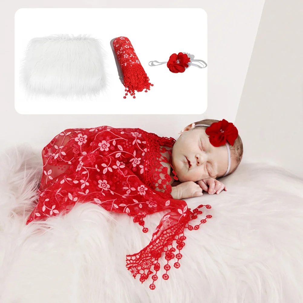 Infant Photo Prop Baby Wrapping Blanket Swaddle Elastic Photography Wrapped Cloth