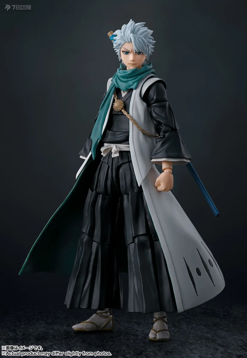 Bandai SHF Shinigami/Realm /BLEACH Series Hitsugaya Winter Shiro สามารถสัมผัสมือถือเดสก์ท็อปสําหรับชาย