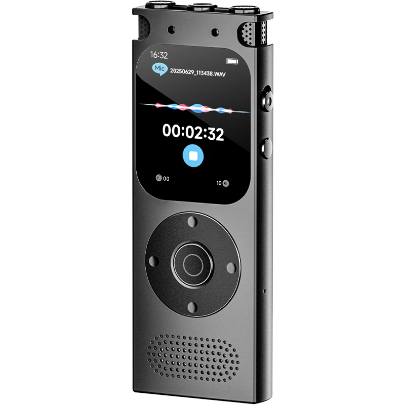

Famue L18 Pro Interview Voice Recorder 3072kbps PCM HD Audio Bluetooth Legal/Office Use Built-in Speaker,MP3 Player,32G
