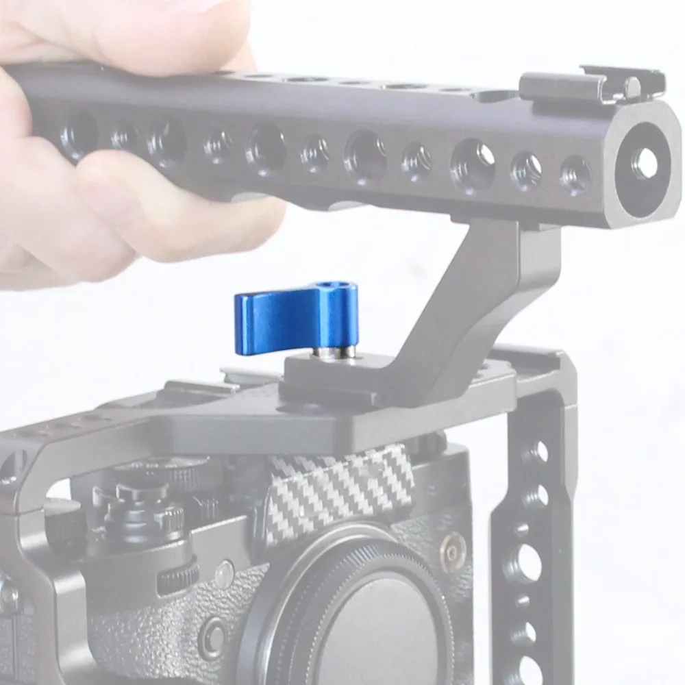 Aluminium Verstellbarer Griff 17mm 1/4 Zoll Gewinde Schraubadapter DSLR Kamera Fotografie T-förmiger Schraubenschlüssel L-Typ – Detail 11