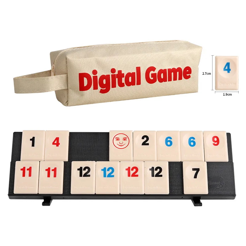 

Israel Mahjong Rummy Number Cards Mexican Train Dominoes Game Traditional Board Game for Entertainment