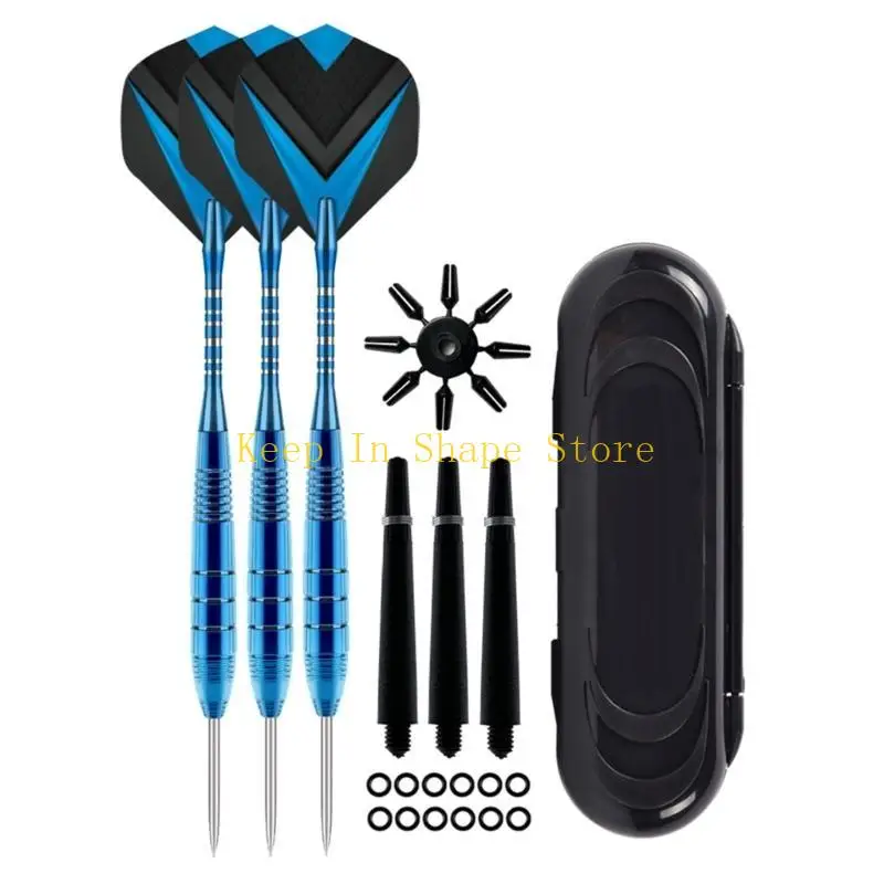 

U1JC Darts Set с алюминиевыми валами 3pcs Darts Flight 12pcs o резиновые кольца инструмент Darts