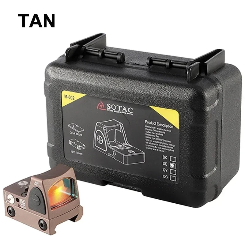 Mini Tactische Red Dot Sight Jachtgeweer Reflex Sight Airsoft Holografisch Schieten Sight Voor Picatinny Weaver Rail